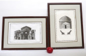TWO ARCHITECTURAL DRAWINGS SAN
