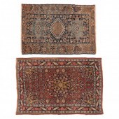 TWO AREA RUGS The first a Kara