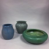 TWO AREQUIPA ART POTTERY VASES