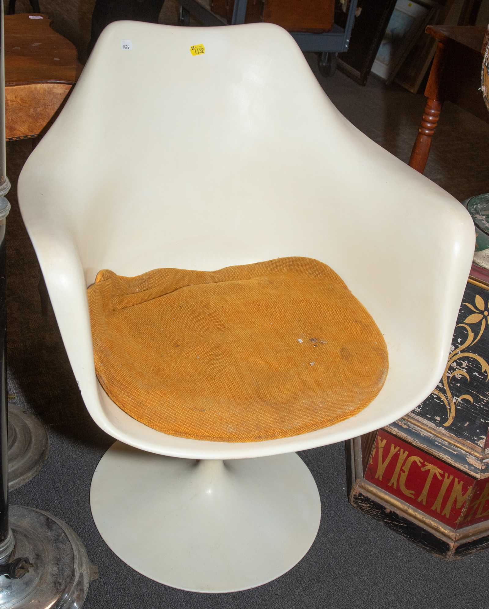 TWO ART DECO FLOOR LAMPS & E.