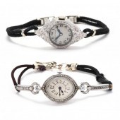 TWO ART DECO, PLATINUM, AND DI