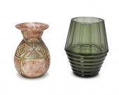 TWO ART DECO VASESTwo Art Deco