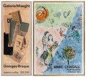TWO ART GALLERY POSTERS FOR MA