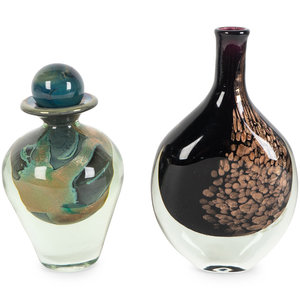 Two Art Glass Articles ATTRIBUTED