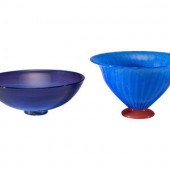 Two Art Glass Bowls
Transjo, S