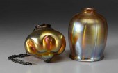 Two Art Glass Shades, One Tiff