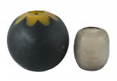 TWO ART GLASS VASESthe first: