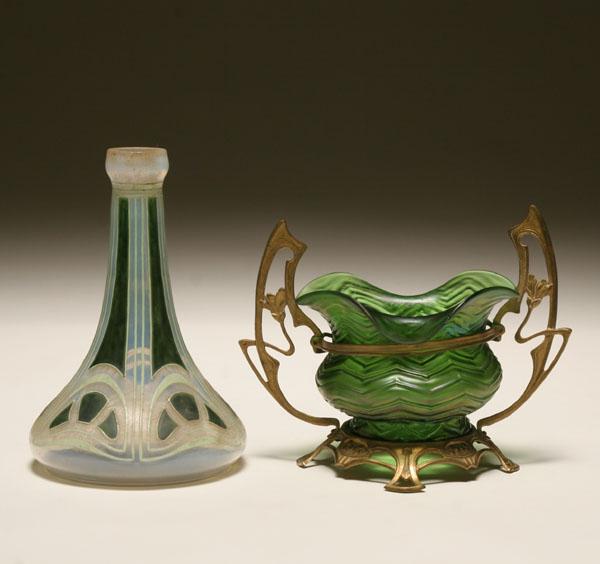 Two Art Nouveau items including a