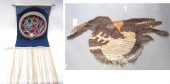 TWO ART WEAVINGS: VINCE ZETTLE