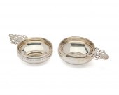 TWO ARTHUR STONE SILVER PORRIN