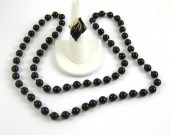 TWO ARTICLES OF BLACK ONYX JEW