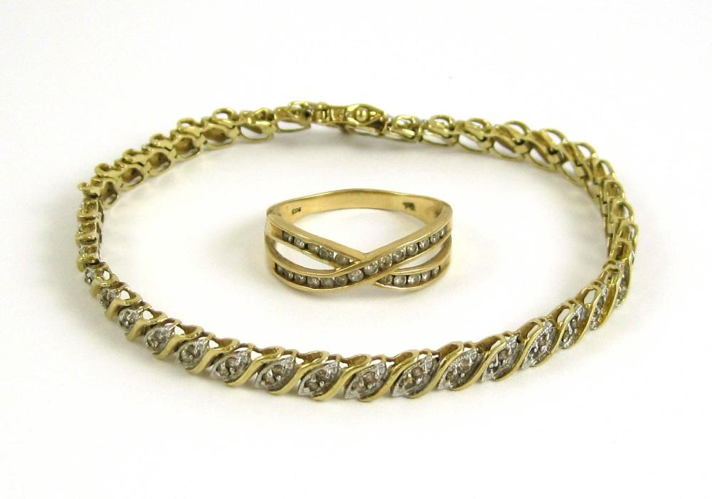 TWO ARTICLES OF DIAMOND AND TEN