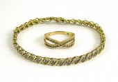 TWO ARTICLES OF DIAMOND AND TE