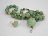 TWO ARTICLES OF JADE AND FOURT