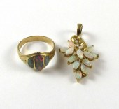 TWO ARTICLES OF OPAL AND FOURT