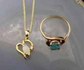 TWO ARTICLES OF OPAL AND YELLO