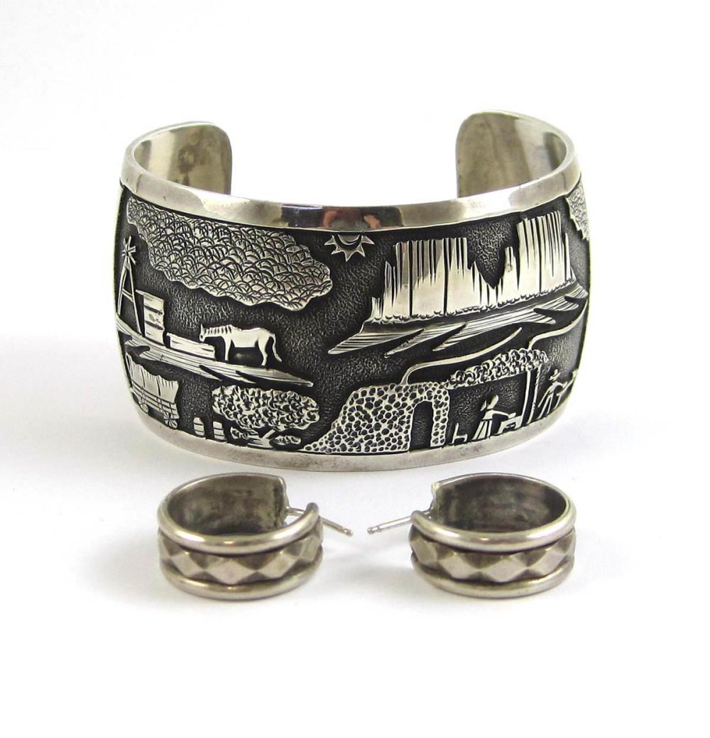 TWO ARTICLES OF STERLING SILVER