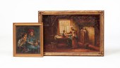TWO ARTIST SIGNED OIL ON CANVA