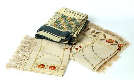 TWO ARTS & CRAFTS TEXTILES. 