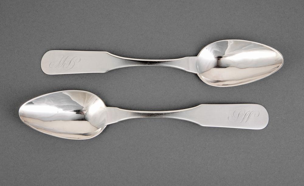 TWO ASA BLANCHARD COIN SILVER
