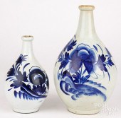 TWO ASIAN BLUE AND WHITE PORCE