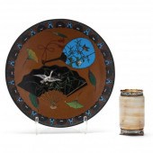 TWO ASIAN CLOISONNE DECORATIVE