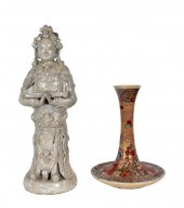 TWO ASIAN DECORATIVE ITEMSThe
