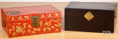 TWO ASIAN LACQUER TRUNKS<br>Tw