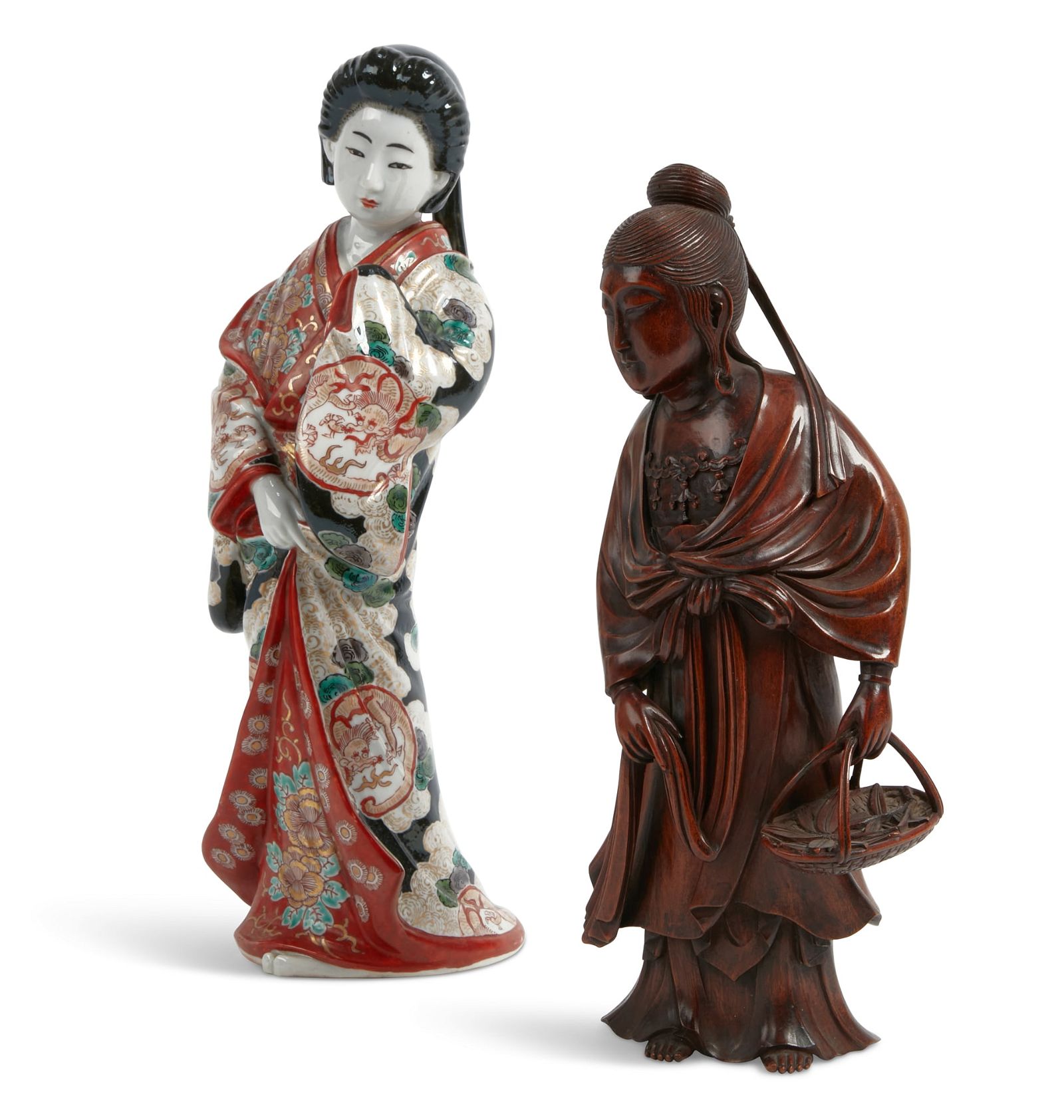 TWO ASIAN MODELS OF BEAUTIESTwo