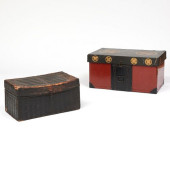 TWO ASIAN TRUNKS<br>Comprising