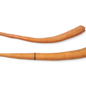 Two Asmat Kotekas Papua New Guinea,