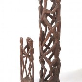 Two Asmat Spiral Figures
Papua