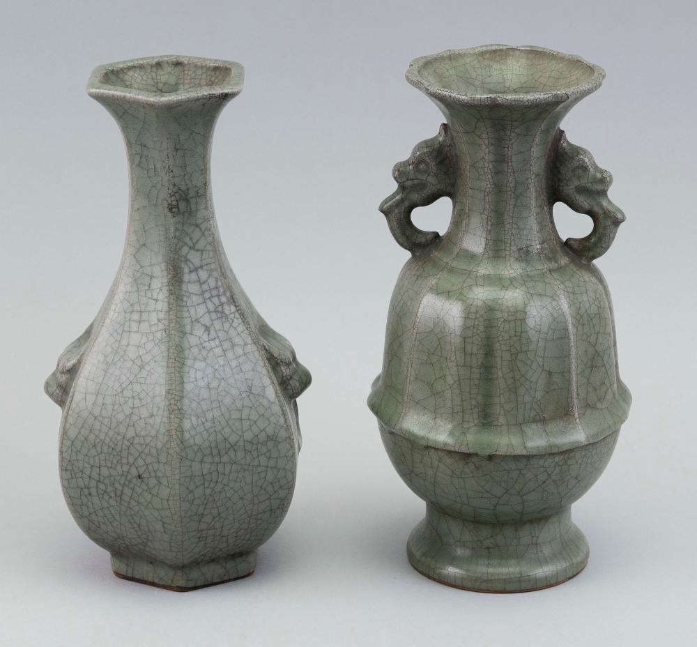 TWO ASSORTED CHINESE LONGQUAN