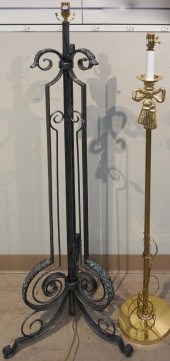 TWO ASSORTED FLOOR LAMPSTwo As