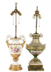 TWO ASSORTED GERMAN PORCELAIN