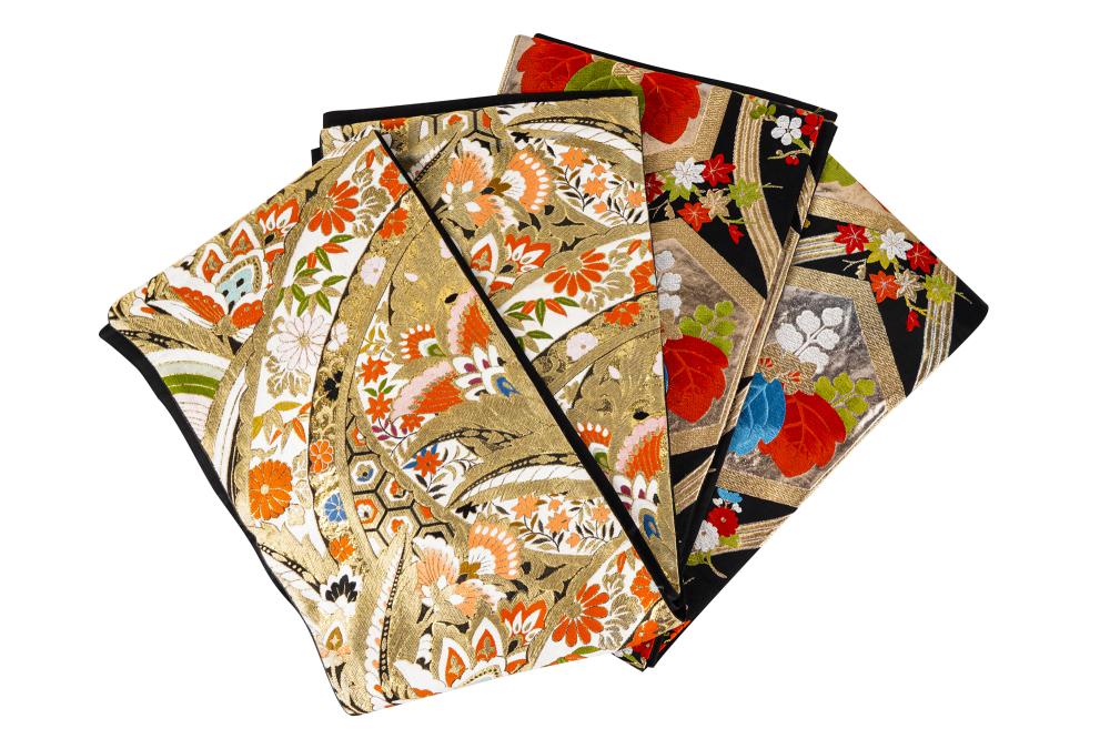 TWO ASSORTED JAPANESE OBI