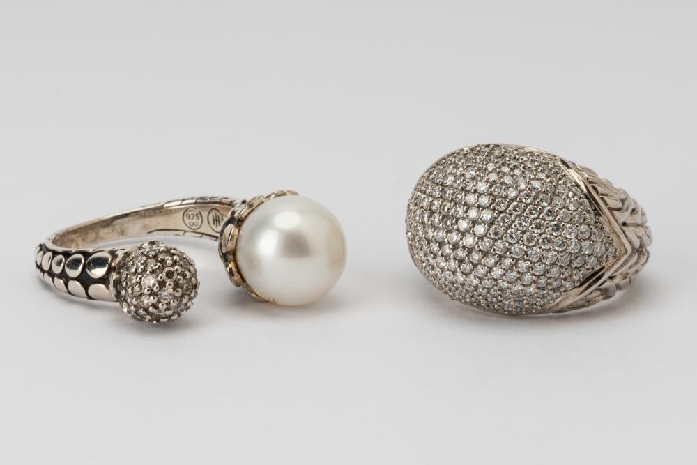 TWO ASSORTED JOHN HARDY STERLING,