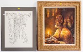 TWO ASSORTED JUDAICA FRAMED AR