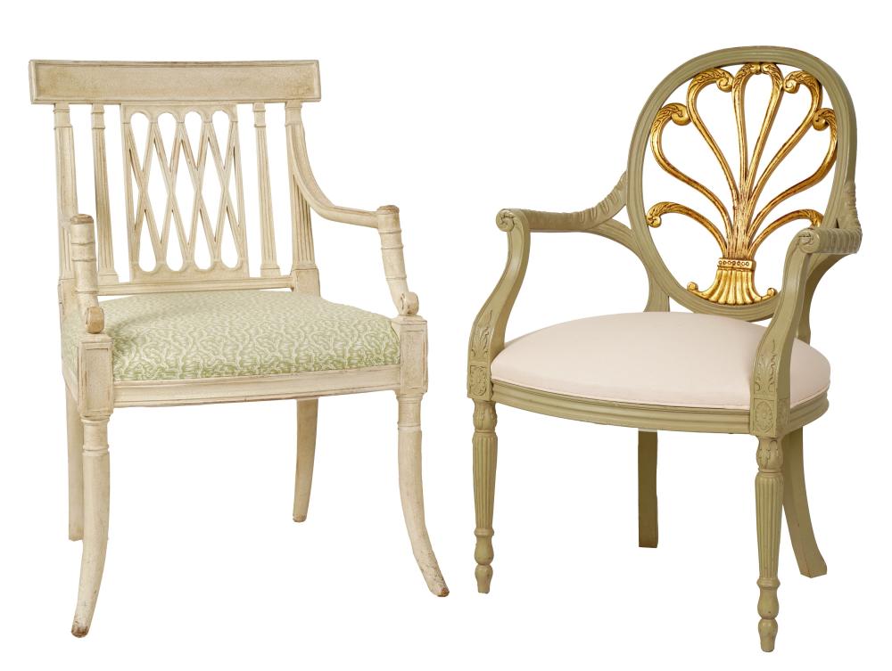 TWO ASSORTED NEOCLASSICAL-STYLE