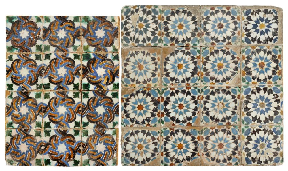 TWO ASSORTED SPANISH ARISTA CERAMIC