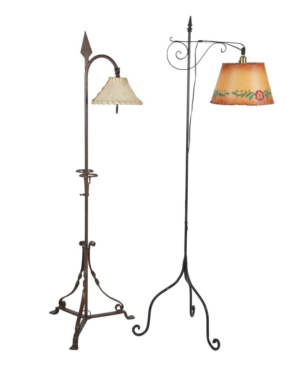 TWO ASSORTED SPANISH REVIVAL IRON