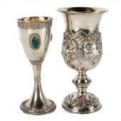 TWO ASSORTED STERLING CHALICES