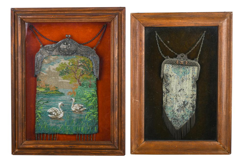 TWO ASSORTED VICTORIAN BEADED