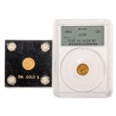 TWO AU 55 TY 1 GOLD DOLLARS 18