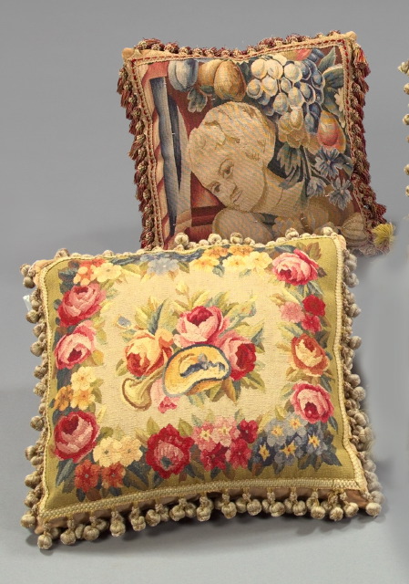 Two Aubusson Floral