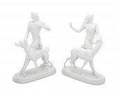 TWO AUGARTEN WIEN PORCELAIN FI