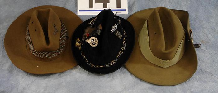 Two Australian "Outback" hats,