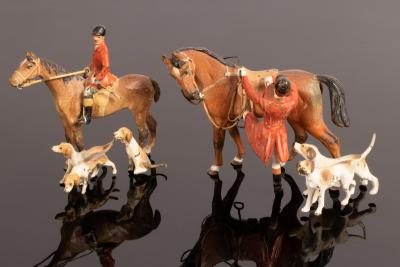 Two Austrian cold painted bronze