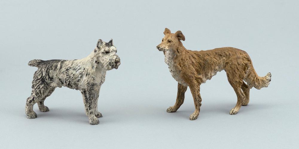 TWO AUSTRIAN COLD-PAINTED BRONZE