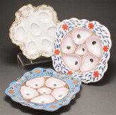 Two Austrian floral painted pa